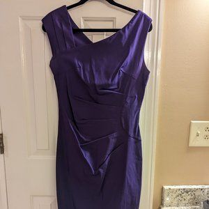 Vibrant Purple Body Con Dress Size L